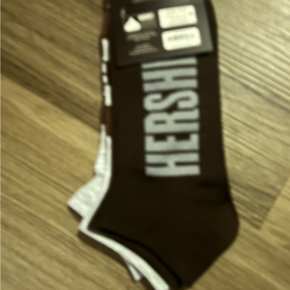 Brown and White Men's Socks